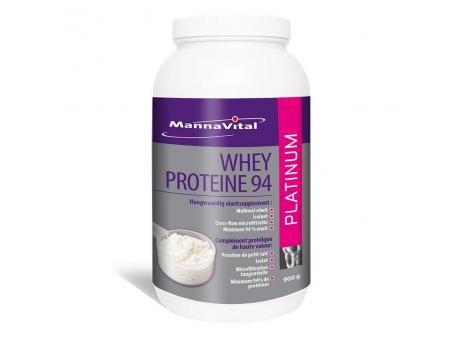 Mannavital Whey proteine platinum 900g