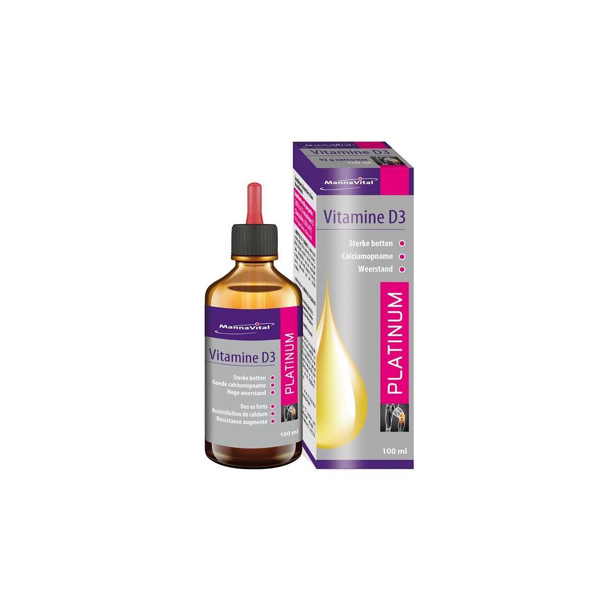 Mannavital Vitamine D3 platinum 100ml