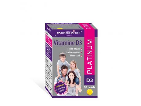 Mannavital Vitamine D3 platinum 90cap