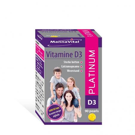 Mannavital Vitamine D3 platinum 90cap