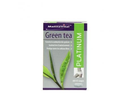 Mannavital Green tea platinum 60vc