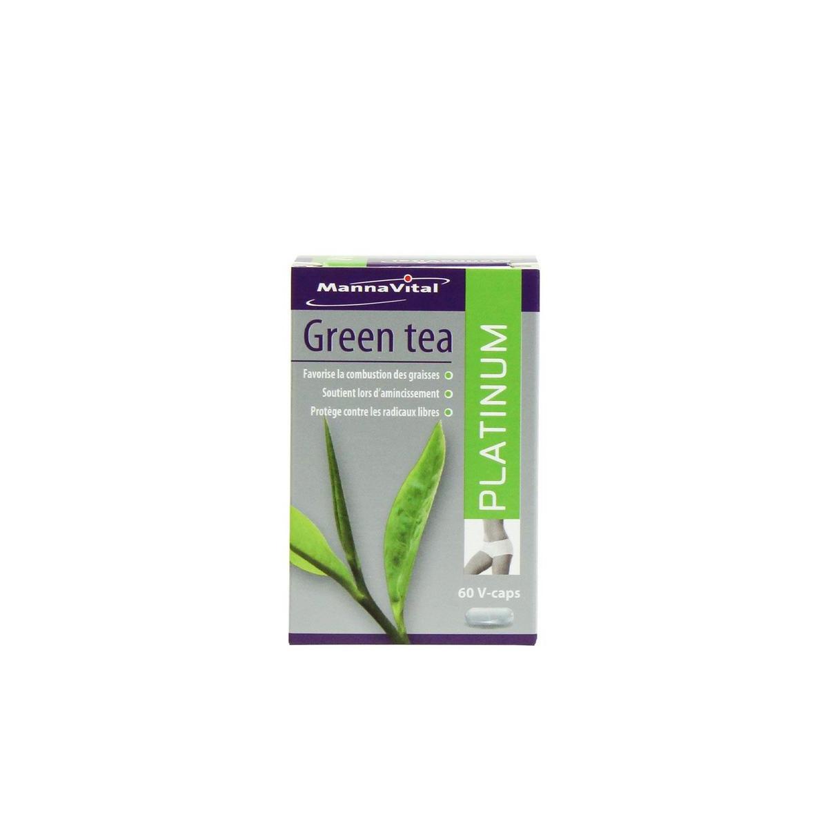 Mannavital Green tea platinum 60vc