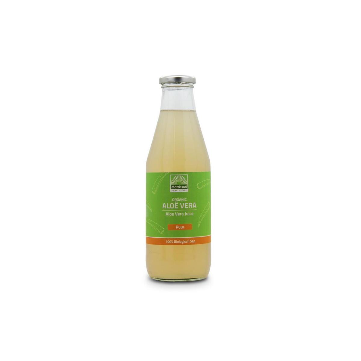 Mattisson Aloe vera juice puur sap biologisch 750ml