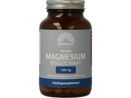 Mattisson Magnesium bisglycinate 100mg taurine 90tab