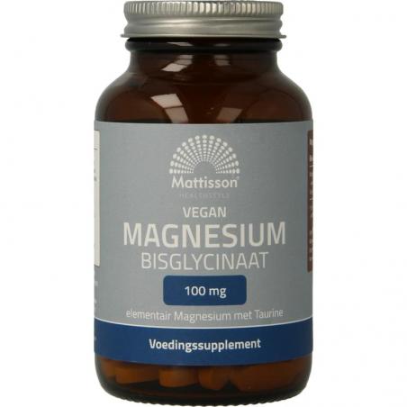 Mattisson Magnesium bisglycinate 100mg taurine 90tab