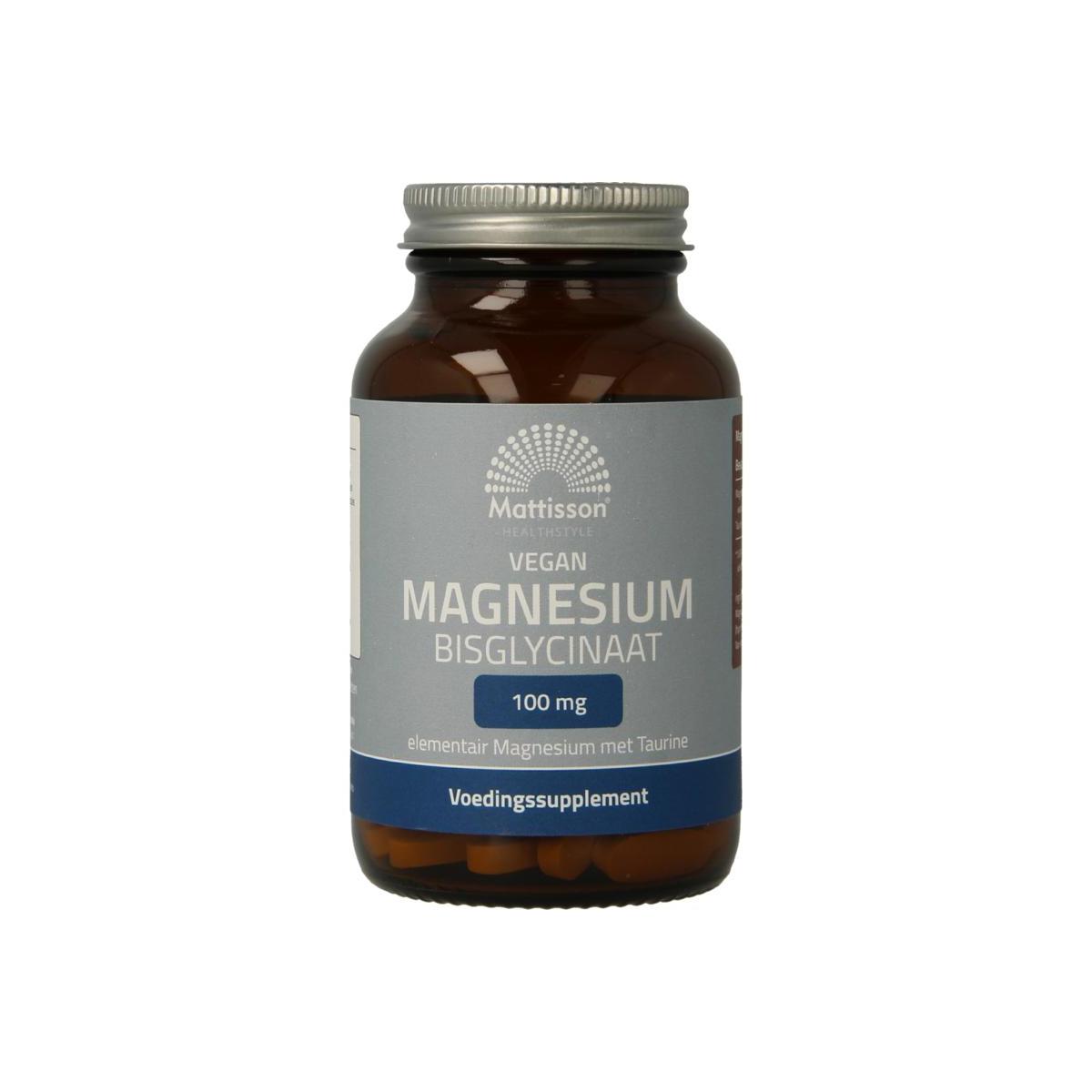 Mattisson Magnesium bisglycinate 100mg taurine 90tab