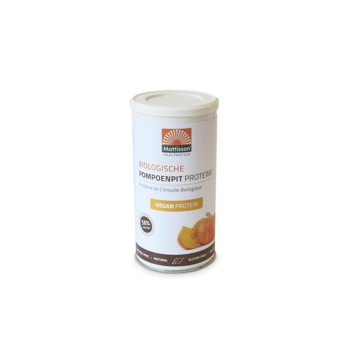 Mattisson Pompoenpit proteine 58% bio 250g