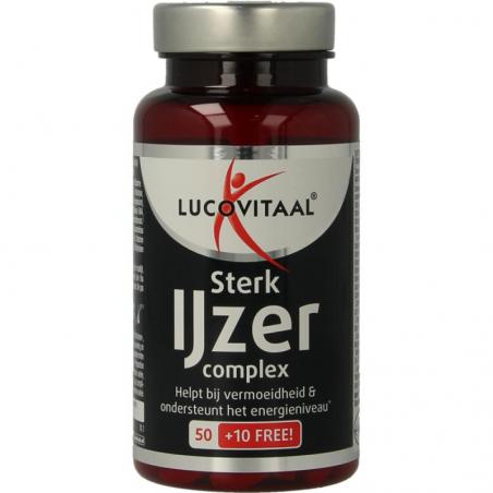 Lucovitaal Ijzersterk complex vitamine & mineralen 60tab