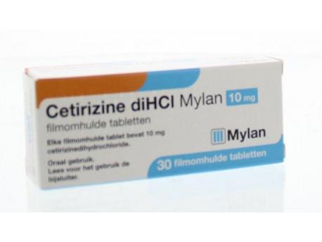 Mylan Cetrizine DIHCL 10 mg 30tab