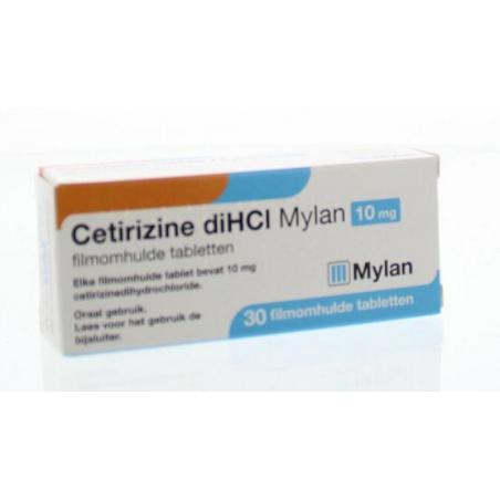 Mylan Cetrizine DIHCL 10 mg 30tab