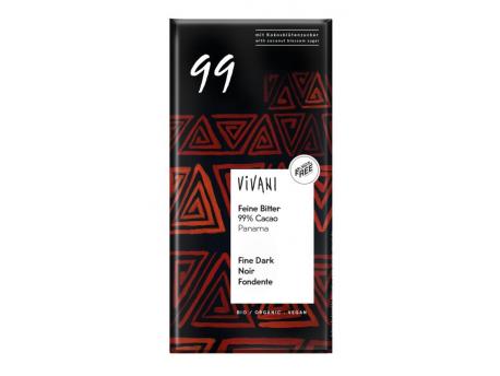 Vivani chocolate dark 99% 80g