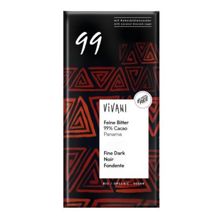 Vivani chocolate dark 99% 80g