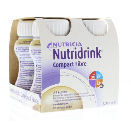 Nutridrink Compact fiber mocha 4x125