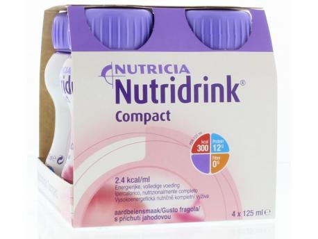 Nutridrink Compact strawberry 4x125