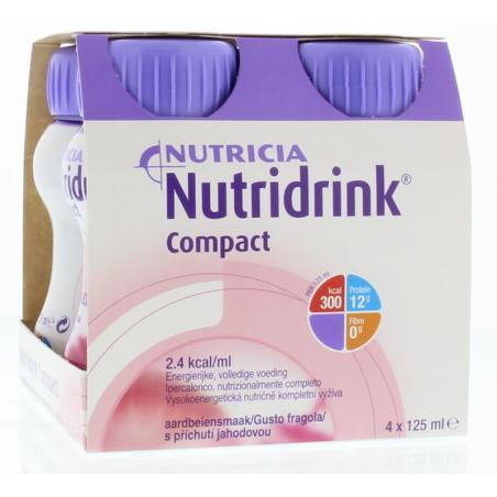 Nutridrink Compact strawberry 4x125