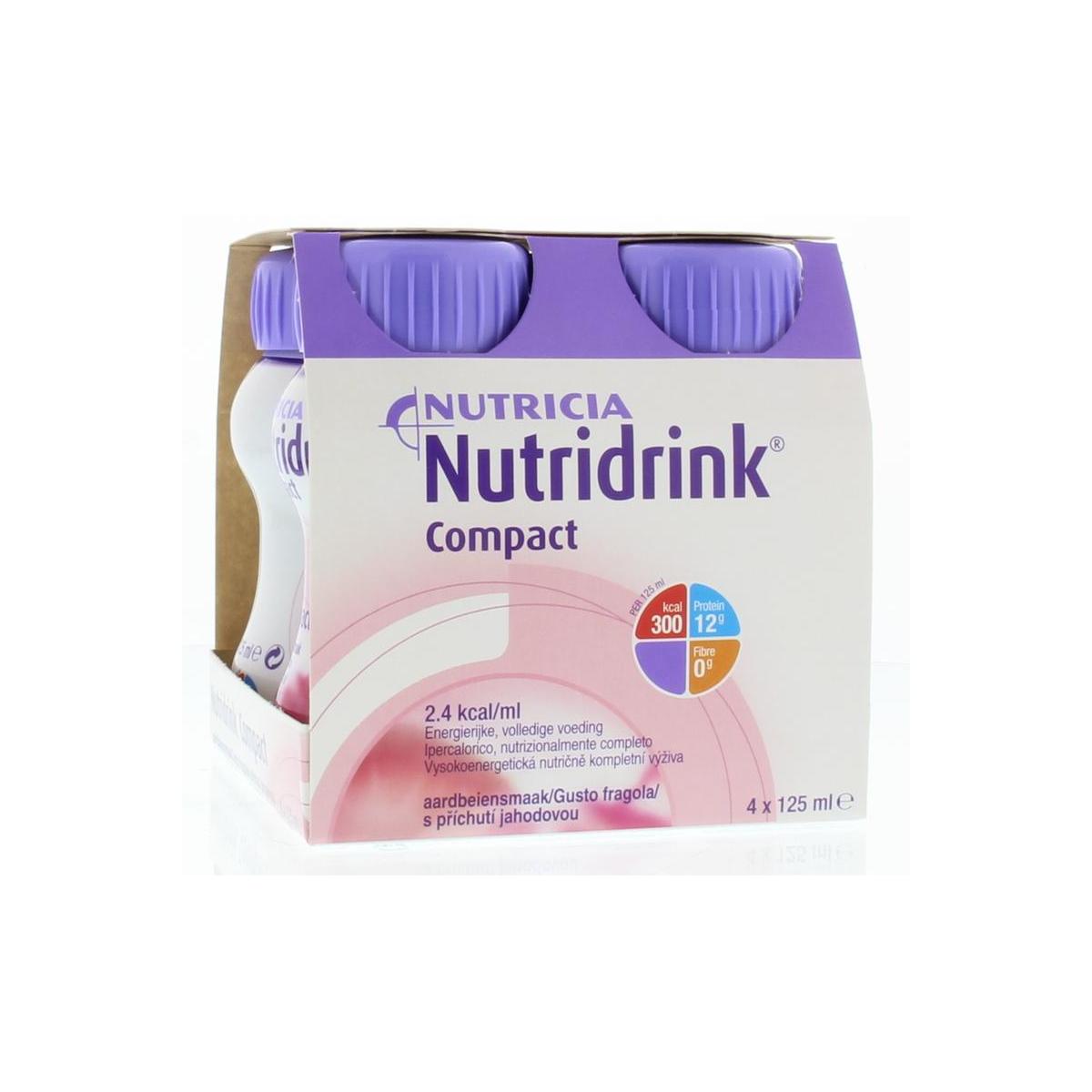 Nutridrink Compact strawberry 4x125