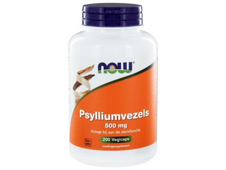 NOW Psylliumvezels 500 mg 200cap