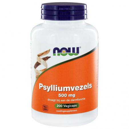 NOW Psylliumvezels 500 mg 200cap