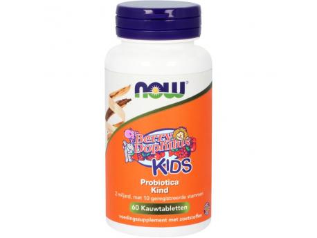 NOW Berry dophilus probiotica kids 60kt