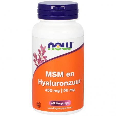 NOW MSM en Hyaluronzuur 60vc