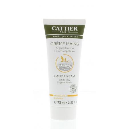 Cattier Handcreme witte klei 75ml