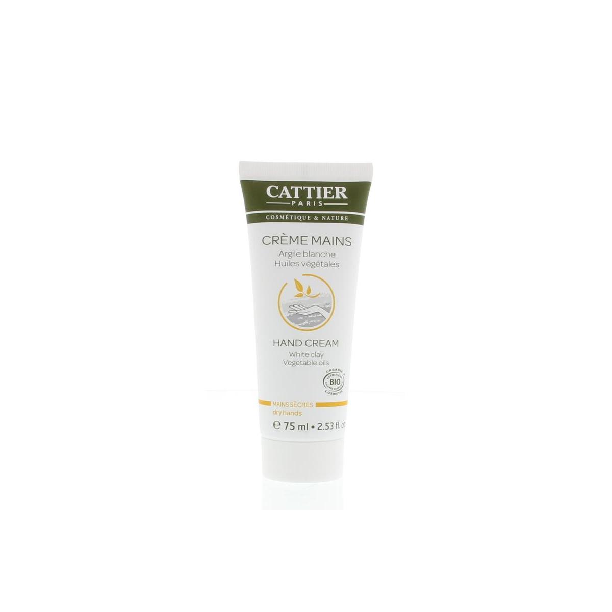 Cattier Handcreme witte klei 75ml