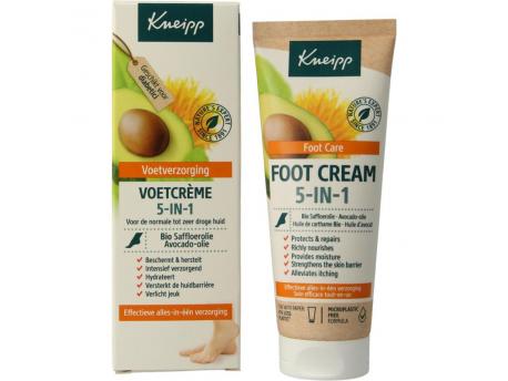 Kneipp 5 in 1 Voetcreme 75ml