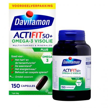 Davitamon Active fit 50+ omega 3