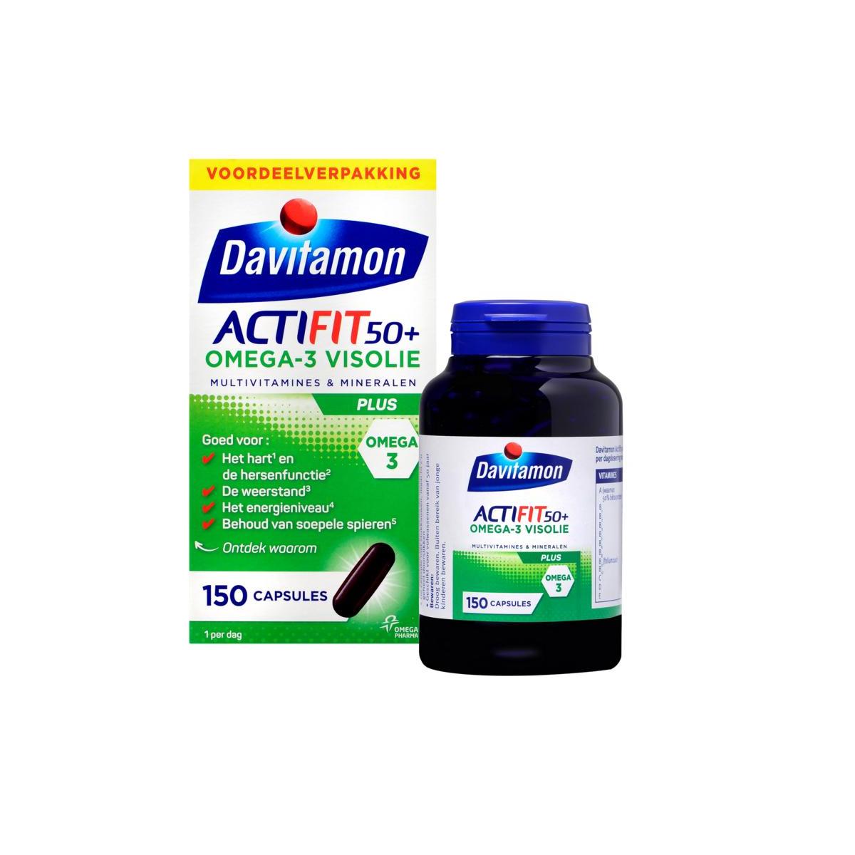 Davitamon Active fit 50+ omega 3