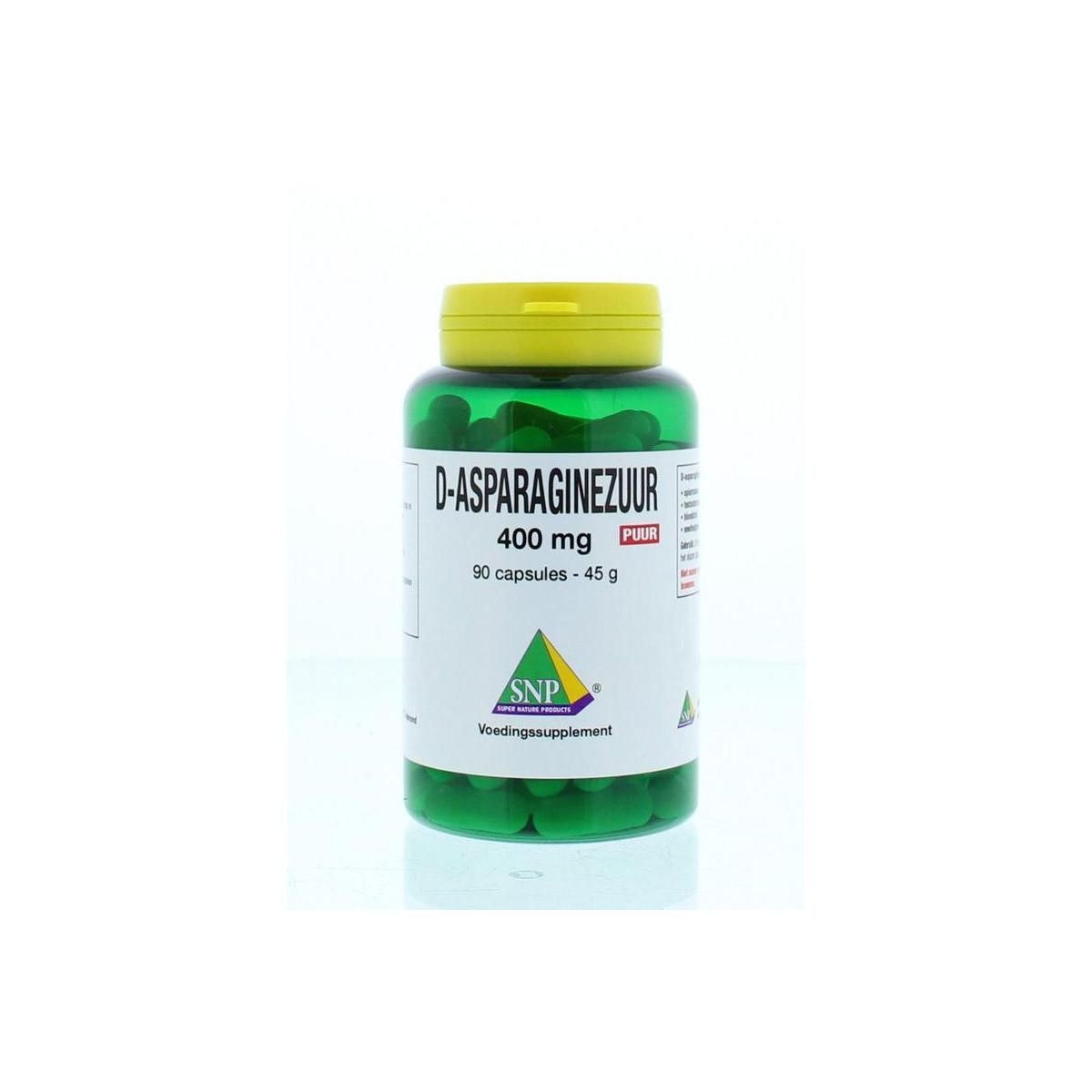 SNP D-Asparaginezuur 400mg puur 90cap