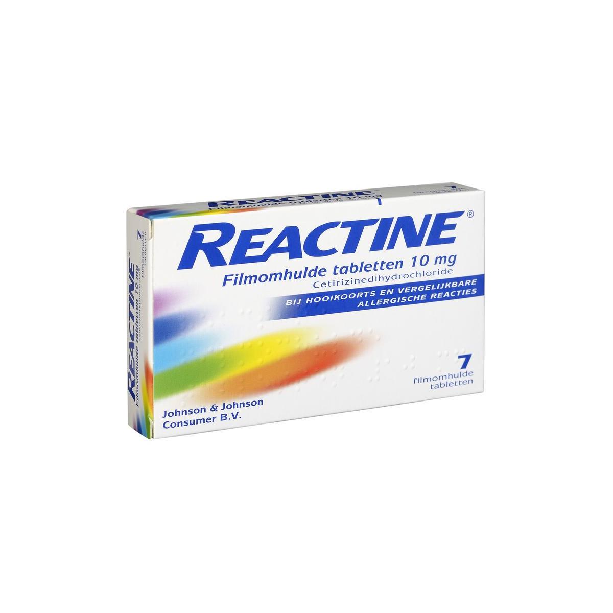 Reactine Anti histaminicum 10mg 7tab