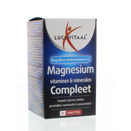 Lucovitaal Mangesium vitaminen mineralen compleet 30tab