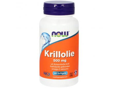 NOW Krill olie 500mg 60sft