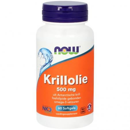 NOW Krill olie 500mg 60sft