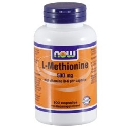 L-Methionine 500mg & Vit B6