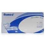 Latex handschoen niet steriel gepoederd L