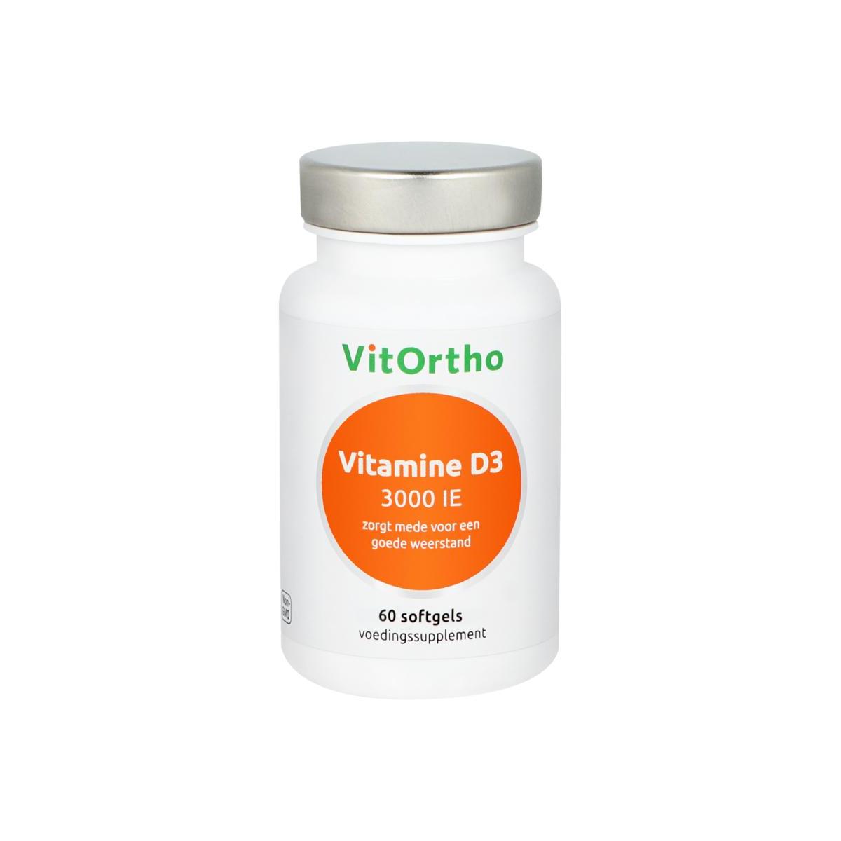 Vitortho Vitamine D3 3000IE 60sft