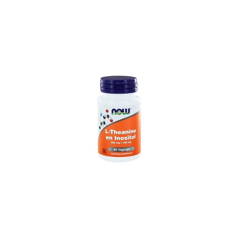 NOW L-Theanine 200 mg met inositol