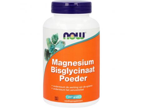 NOW Magnesium bisglycinaat poeder 227g