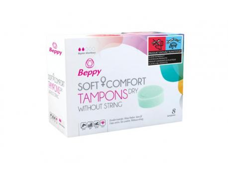 Soft+ comfort tampons dry