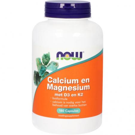 NOW Calcium & magnesium DK 180cap