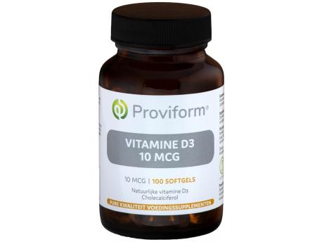 Proviform Vitamine D3 10 mcg 100sft