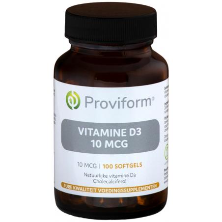 Proviform Vitamine D3 10 mcg 100sft