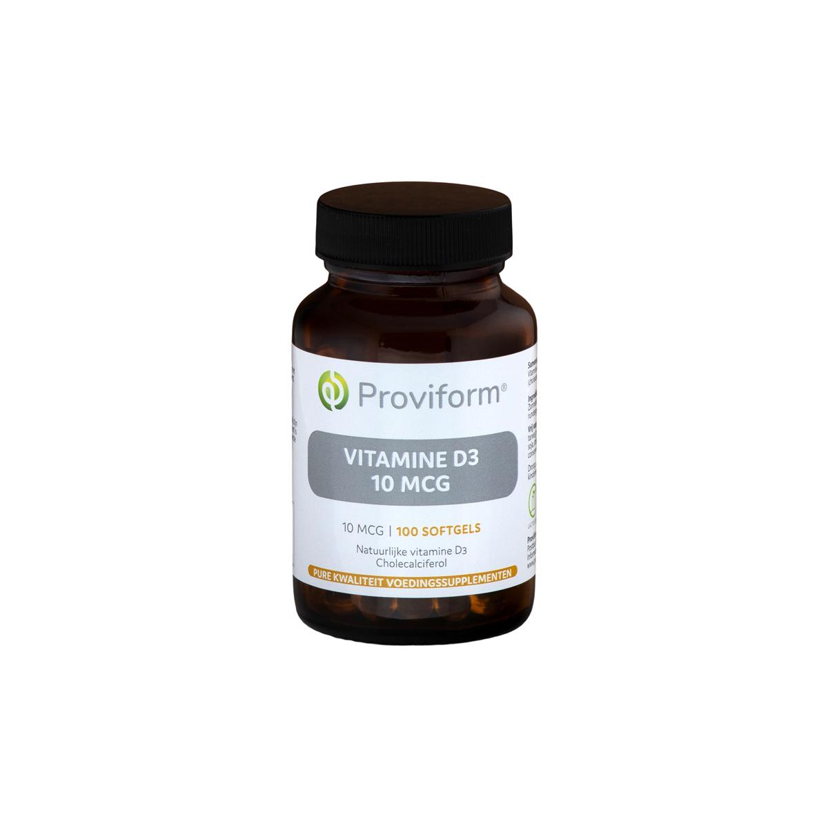 Proviform Vitamine D3 10 mcg 100sft