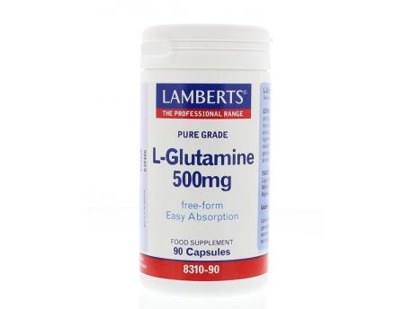 Lamberts L-Glutamine 500mg 90cap