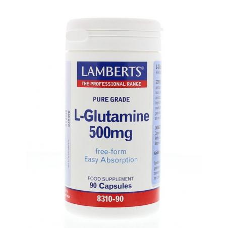 Lamberts L-Glutamine 500mg 90cap