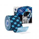 Cure Tape art 5x5 tartan blue