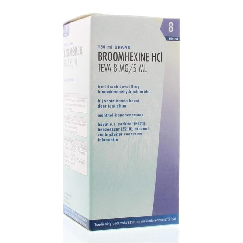 Broomhexine Hcl 8 mg/5 ml