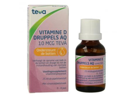 Vitamine D AQ druppels 10 mcg