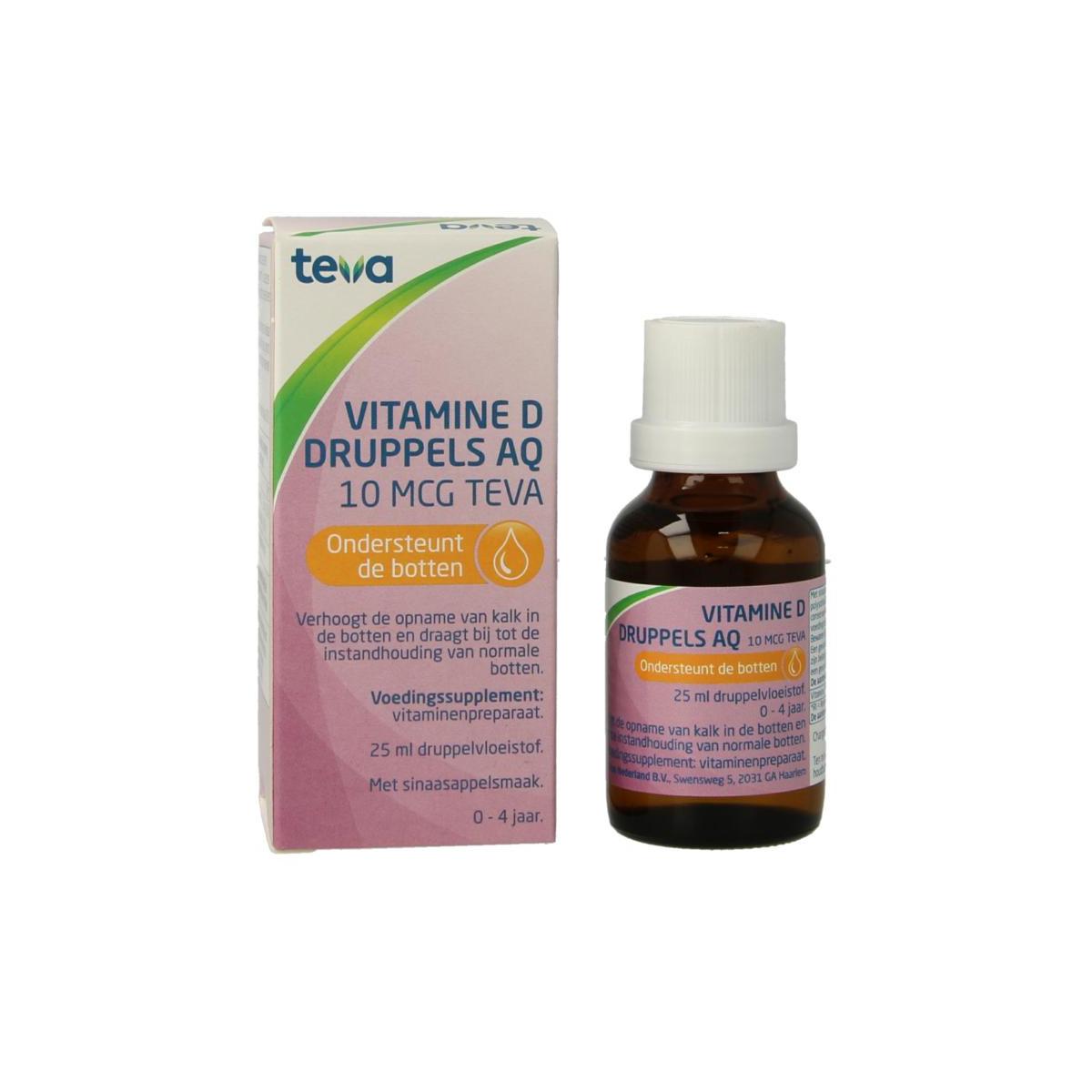 Vitamine D AQ druppels 10 mcg